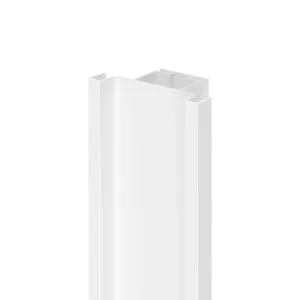 Профиль вертикальный AQ Gola-X С-формы ДСП 16мм 5000 мм белый матовый