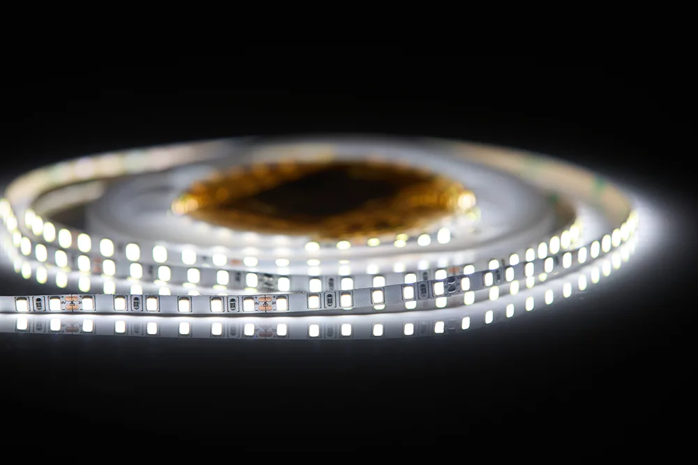ЛЕНТА светодиодная AQ LED-LINE 2835 120 LED/м 24V 9,6W/м 5 мм IP20 холодный белый 5 м