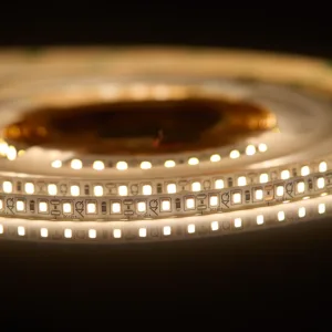 Лента светодиодная AQ LED-LINE 2835 120 LED/м 12V 9,6W/м 8 мм IP20 теплый белый 5 м (15.0014)