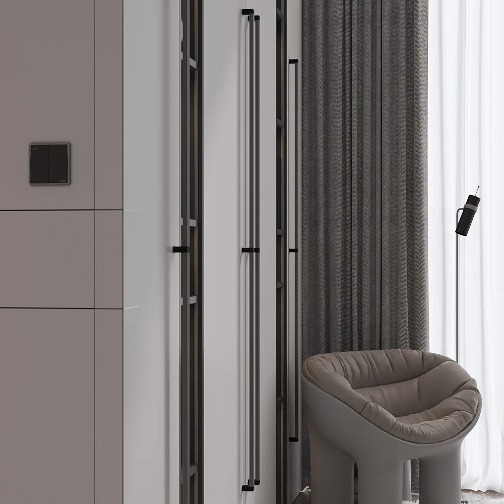 Ручка AQ Fusion L=1500 графит+черный матовый