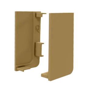 Заглушка глухая левая для горизонт. L-образного профиля AQ Gola-X золото