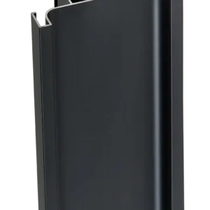 Профиль вертикальный AQ Gola-X С-формы ДСП 18мм 5000 мм черный