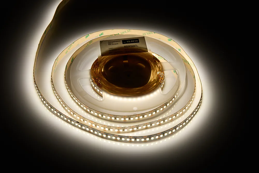 Лента светодиодная AQ LED-LINE 2835 180 LED/м 12V 14,4W/м 10 мм IP20 нейтральный белый 5 м (15.0018)