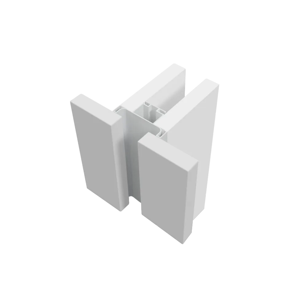 Профиль вертикальный AQ Gola-X С-формы ДСП 18мм 5000 мм черный матовый