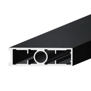 Профиль стоечный AQ CRYSTAL-LINE 5600 мм черный графит брашированный