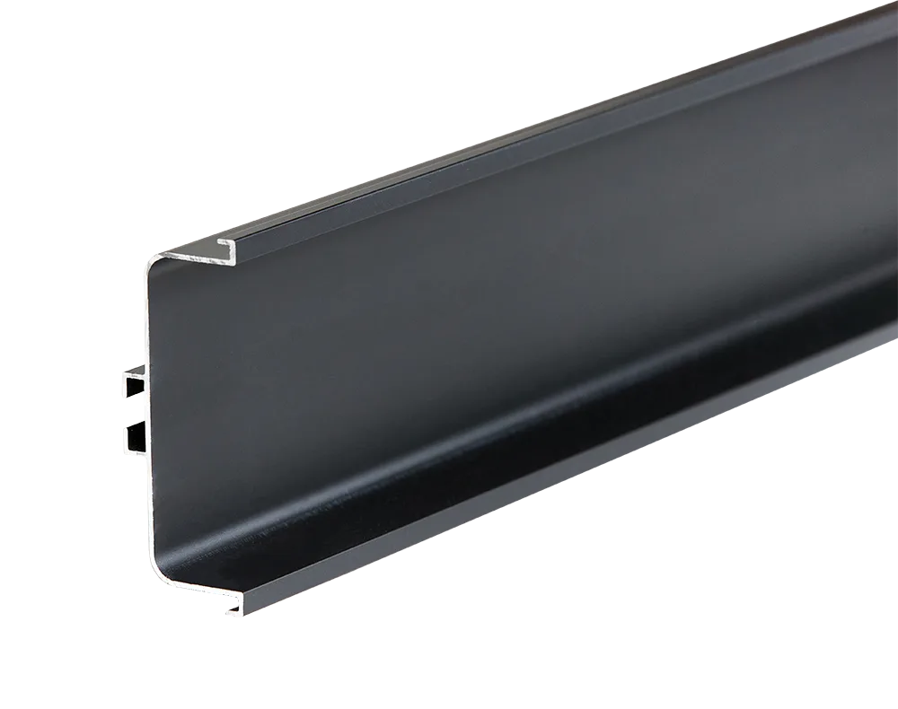 Профиль горизонтальный AQ Gola-X С-формы 5000 мм черный матовый