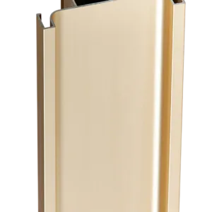 Профиль вертикальный AQ Gola-X С-формы ДСП 18мм 5000 мм золото матовое