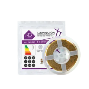 Лента светодиодная AQ LED-LINE COB 348  LED 12V 7W/м 3 мм IP20 нейтральный белый 5 м (15.0340)