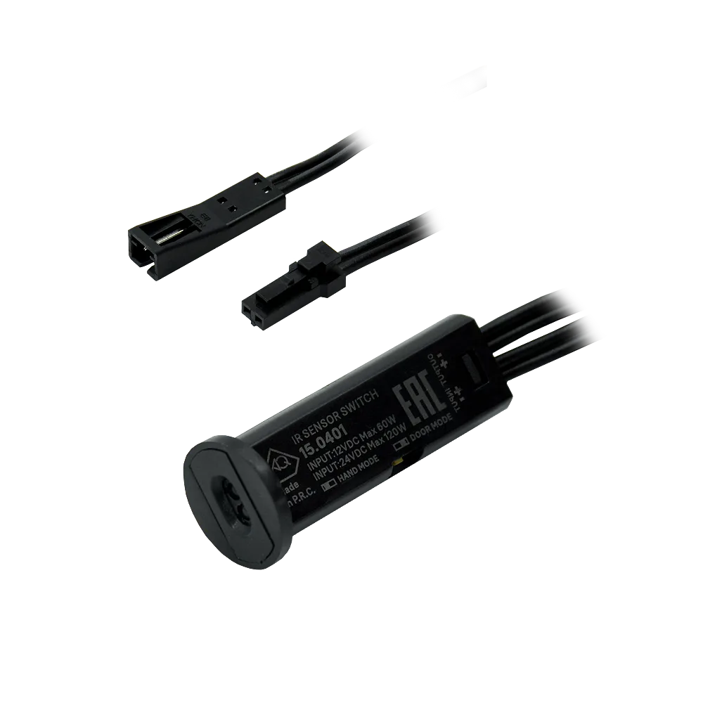 Выключатель AQ SWITCH инфракрасный с диммером трехфункциональный черный 12/24V 60/120W