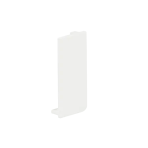 Заглушка глухая правая для горизонт. L-образного профиля AQ Gola-X белый