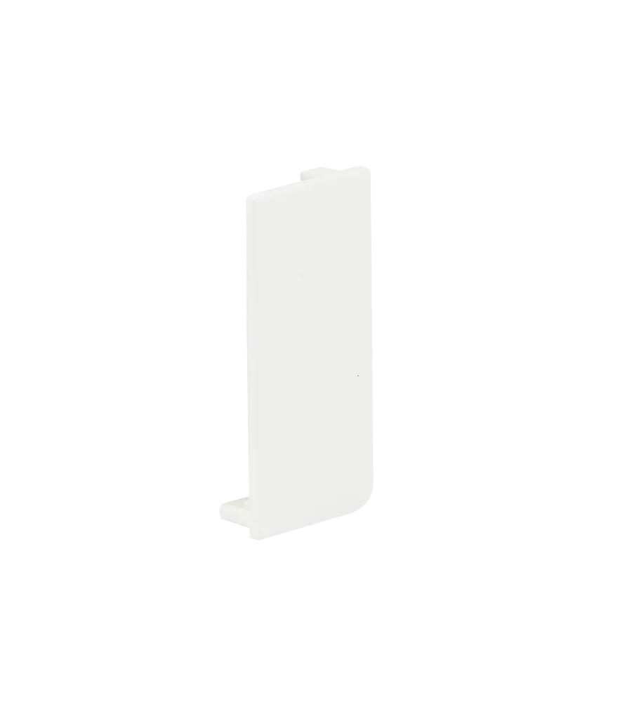 Заглушка глухая правая для горизонт. L-образного профиля AQ Gola-X белый