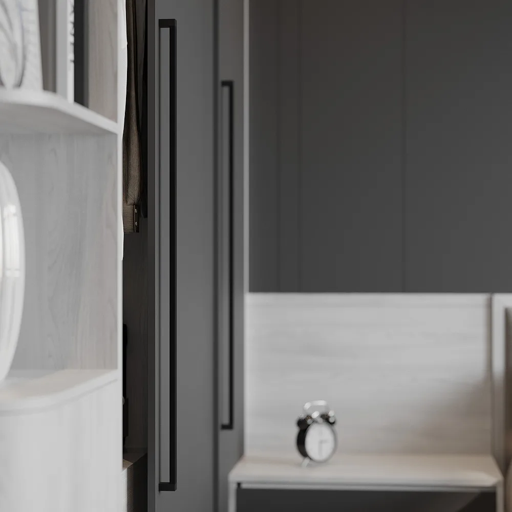 Ручка AQ Fusion L=1000 черный матовый