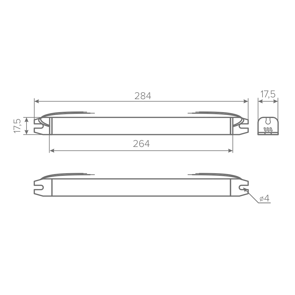 Блок питания AQ SLIM 220V/12V IP20 36W