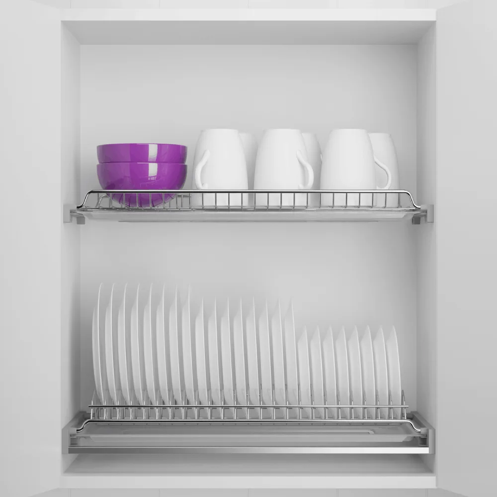 Сушка AQ Glory-line хром 600 16 мм (1 жесткий поддон)