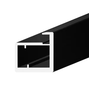 Профиль для фасадов AQ FRAME F20 5600 мм черный брашированный