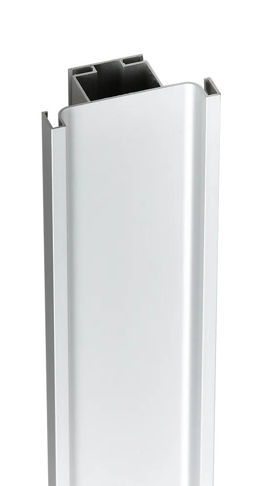 Профиль вертикальный AQ Gola-X С-формы ДСП 16мм 5000 мм алюминий