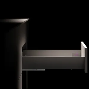 Ящик низкий AQ LineBox NL=400 H=88 графит