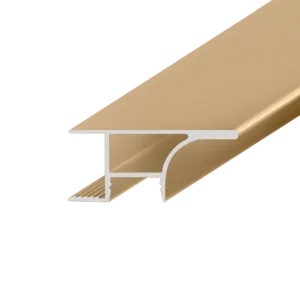 Ручка-профиль с подсветкой AQ Gola-X для верхней базы ДСП 18мм 5000 мм золото матовое