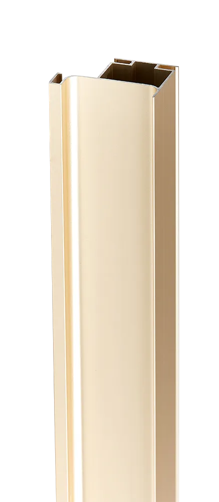Профиль вертикальный AQ Gola-X L-формы ДСП 16мм 5000 мм золото матовое