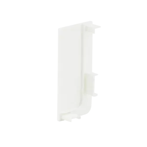 Заглушка глухая левая для горизонт. L-образного профиля AQ Gola-X белый