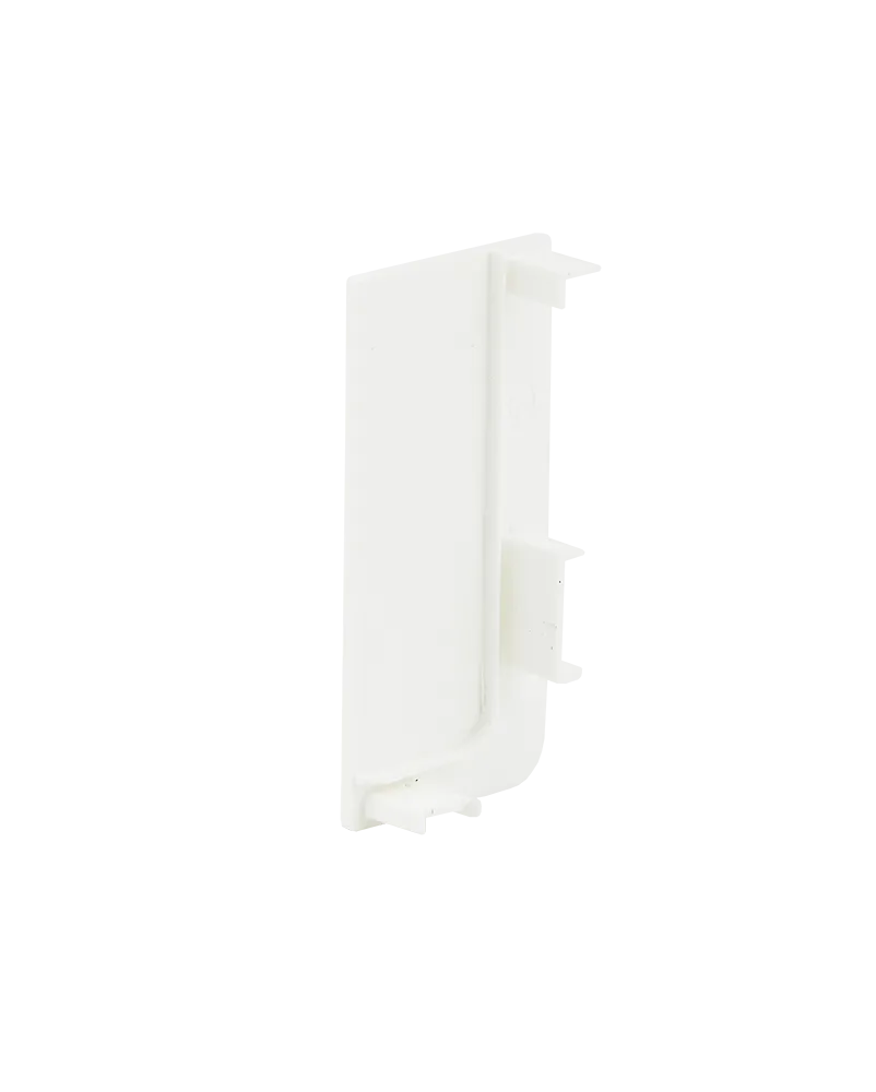 Заглушка глухая левая для горизонт. L-образного профиля AQ Gola-X белый