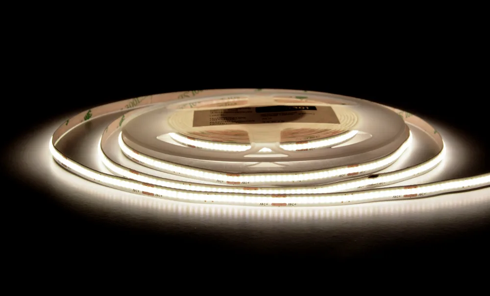 ЛЕНТА светодиодная AQ LED-LINE COB 480 LED 24V 9,6W/м 5 мм IP20 нейтральный  белый 5 м (15.0301С)