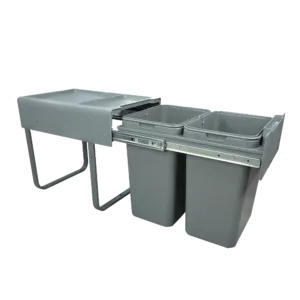 Мусорное ведро AQ BIN выдвижное (2х20л) 400