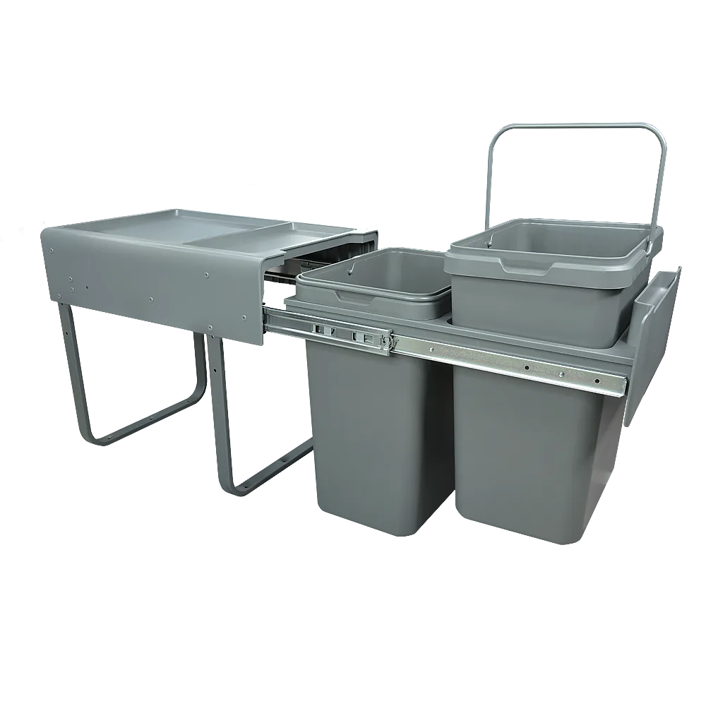 Мусорное ведро AQ BIN выдвижное (2х20л) 400