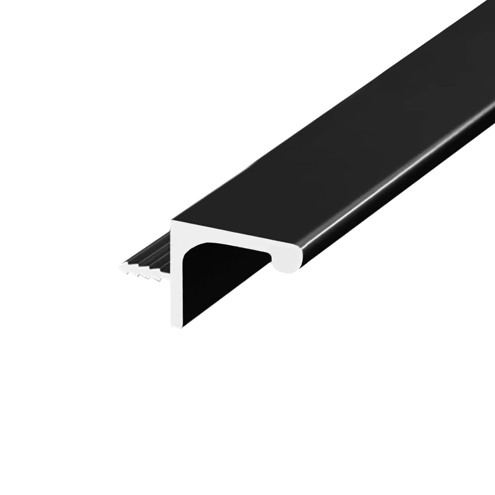 Ручка-профиль AQ Gola-X для верхней базы ДСП 16мм 5000 мм черный матовый