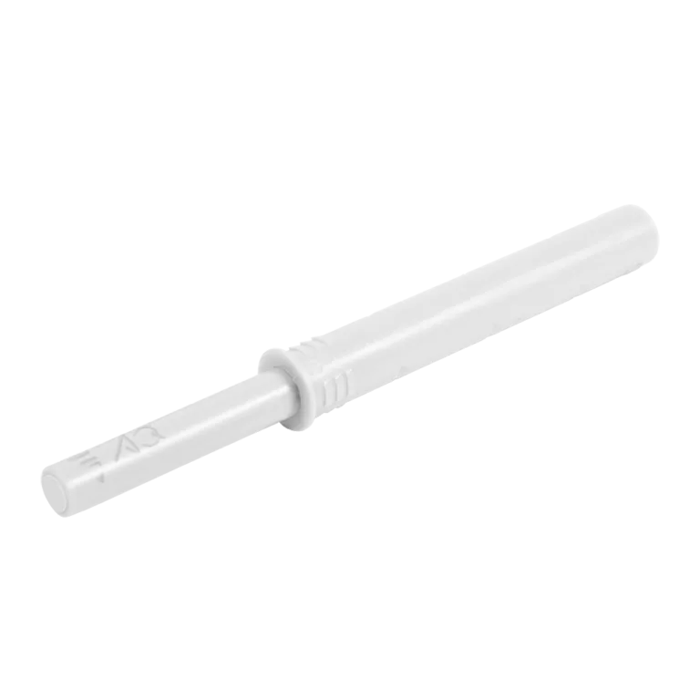Толкатель AQ ONE-PUSH врезной с каучуковым оконч. белый