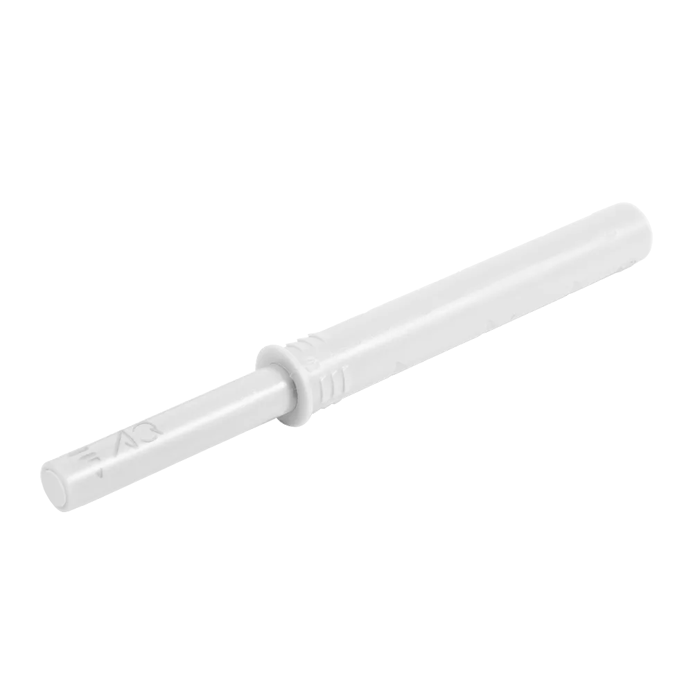 Толкатель AQ ONE-PUSH врезной с каучуковым оконч. белый