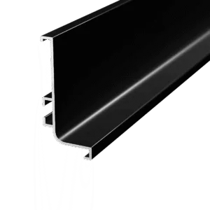 Профиль горизонтальный AQ Gola-X L-формы 5000 мм черный