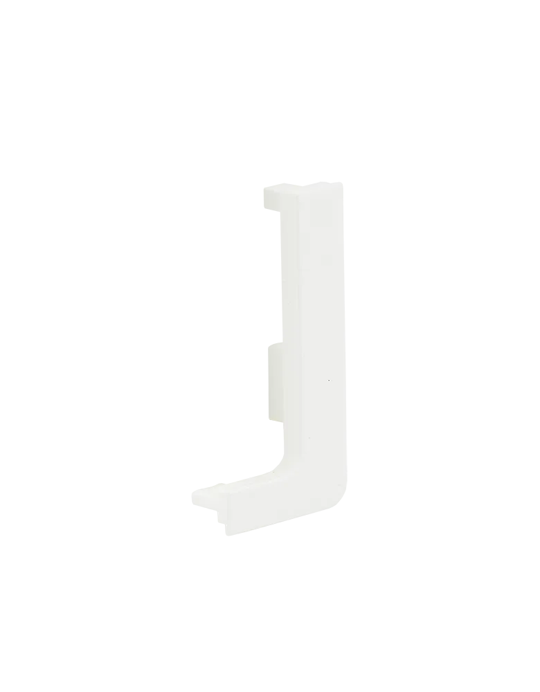 Заглушка контурная правая для горизонт. L-образного профиля AQ Gola-X белый