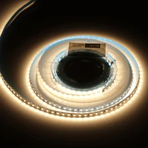 ЛЕНТА светодиодная AQ LED-LINE 2835 120 LED/м 24V 9,6W/м 8 мм IP20 теплый белый 5 м (15.0038)