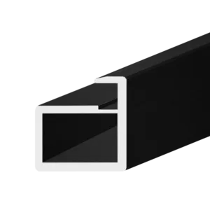 Профиль для фасадов AQ FRAME F30 5600 мм черный брашированный
