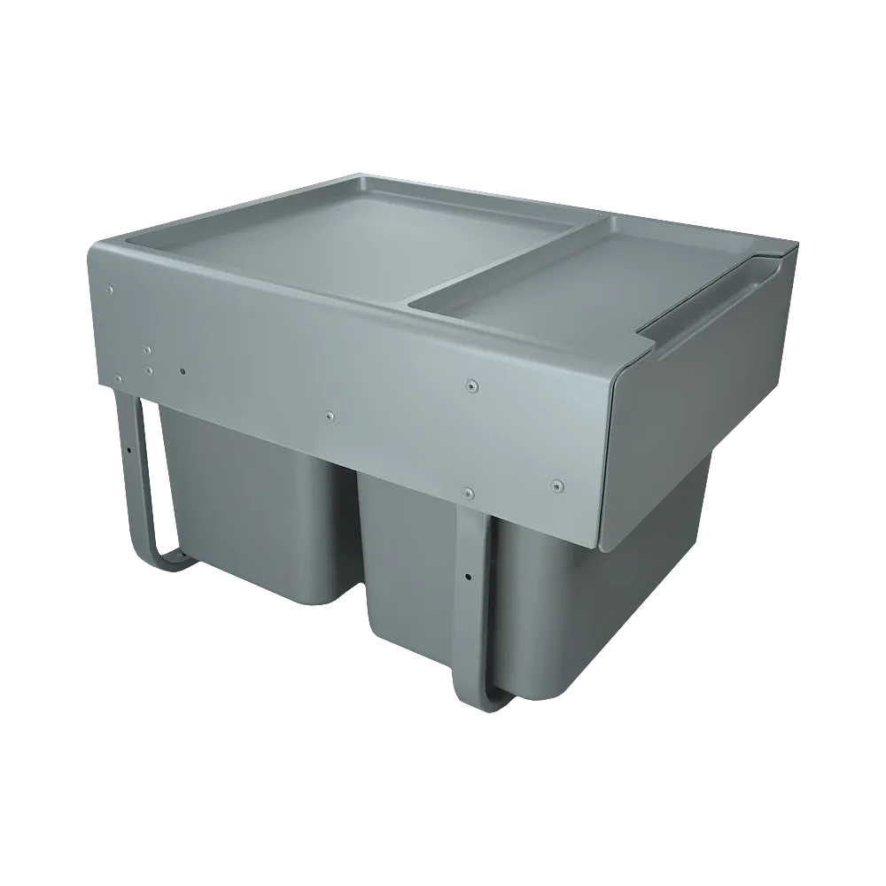 Мусорное ведро AQ BIN выдвижное (2х19л) 450