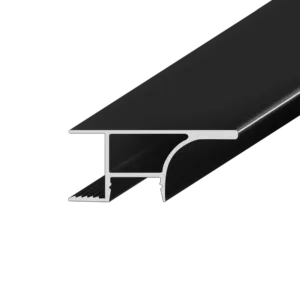 Ручка-профиль с подсветкой AQ Gola-X для верхней базы ДСП 18мм 5000 мм черный матовый