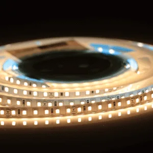 ЛЕНТА светодиодная AQ LED-LINE 2835 120 LED/м 24V 9,6W/м 8 мм IP20 теплый белый 5 м (15.0038)