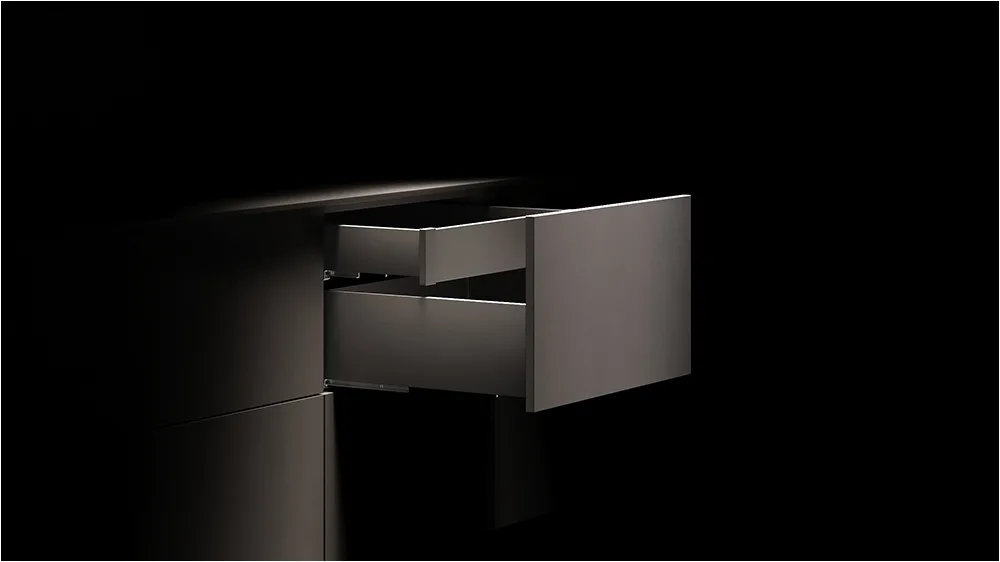 Передняя панель для внутреннего ящика AQ LineBox L=1200мм графит