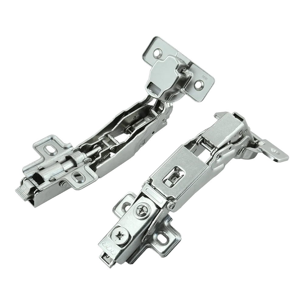 Петля +155 накладная AQ Clip с нулевым вхождением с доводчиком в упаковке (с ответной планкой)