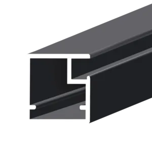 Профиль для фасадов AQ FRAME Z-1 4000 мм черный графит матовый