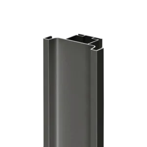 Профиль вертикальный AQ Gola-X С-формы ДСП 18мм 5000 мм черный графит матовый