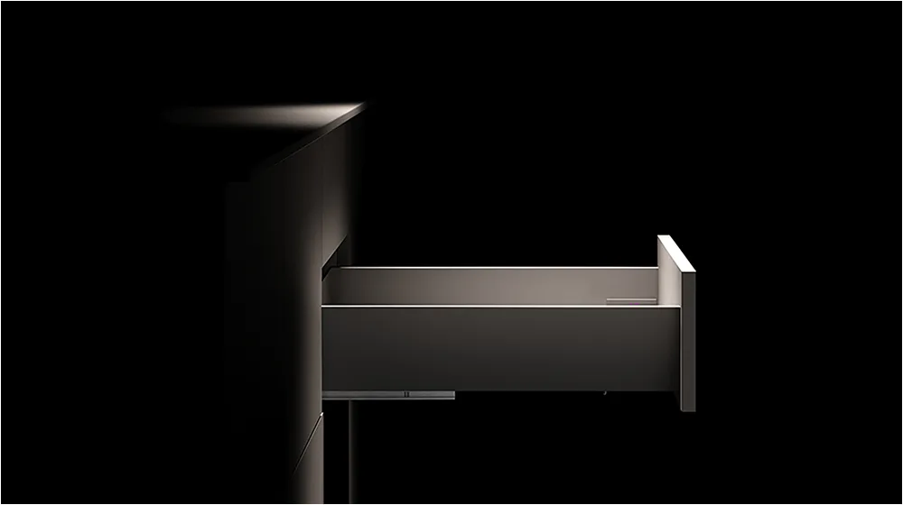 Ящик средний AQ LineBox NL=500 H=171 графит