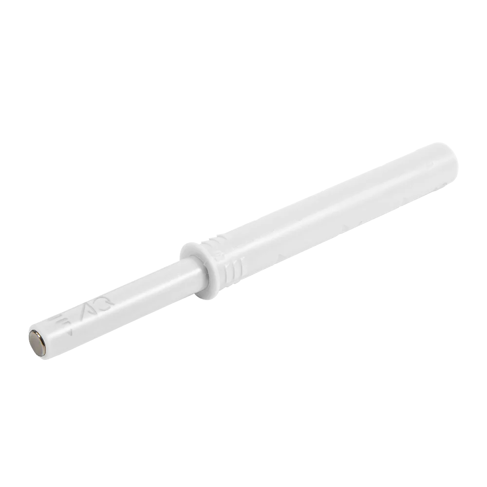 Толкатель AQ ONE-PUSH врезной с магнитным оконч. белый