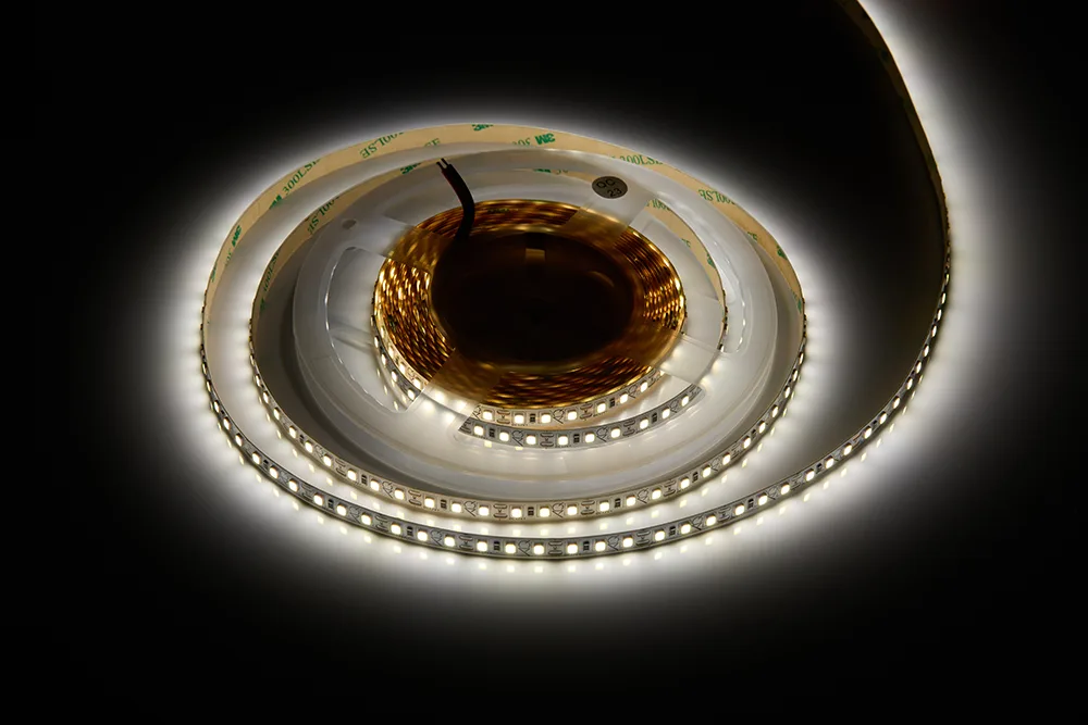 Лента светодиодная AQ LED-LINE 2835 120 LED 12V 9,6W/м 8 мм IP20 нейтральный белый 25 м (15.0041)