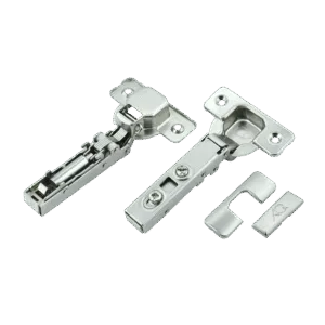 Петля накладная AQ Clip с доводчиком (с заглушками)