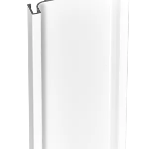 Профиль вертикальный AQ Gola-X С-формы ДСП 18мм 5000 мм белый глянец