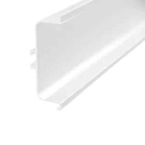 Профиль горизонтальный AQ Gola-X С-формы 5000 мм белый глянец