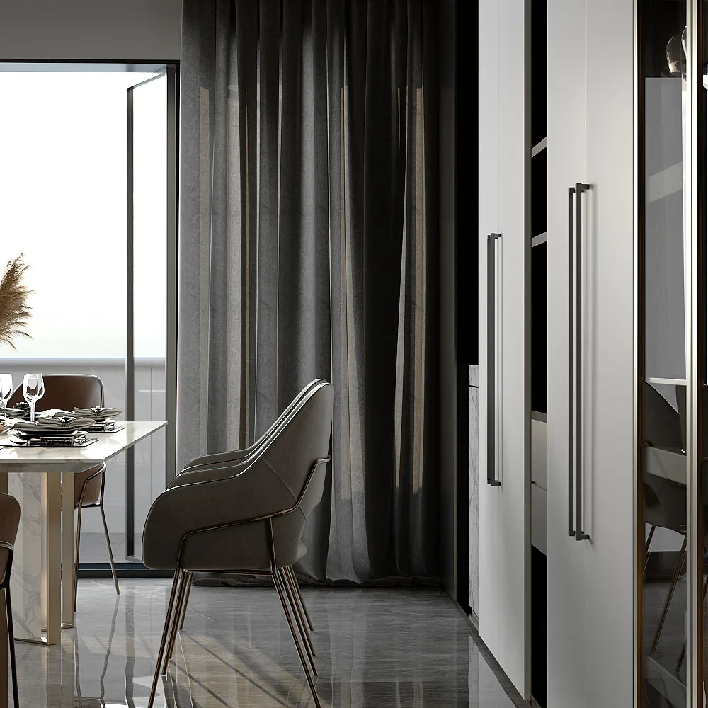 Ручка AQ Lungo L=800 графит матовый