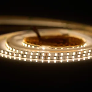 ЛЕНТА светодиодная AQ LED-LINE 2835 120 LED/м 24V 9,6W/м 5 мм IP20 теплый белый 5 м (15.0028)